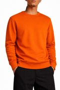Pull montoné basique – Orange Essentiel